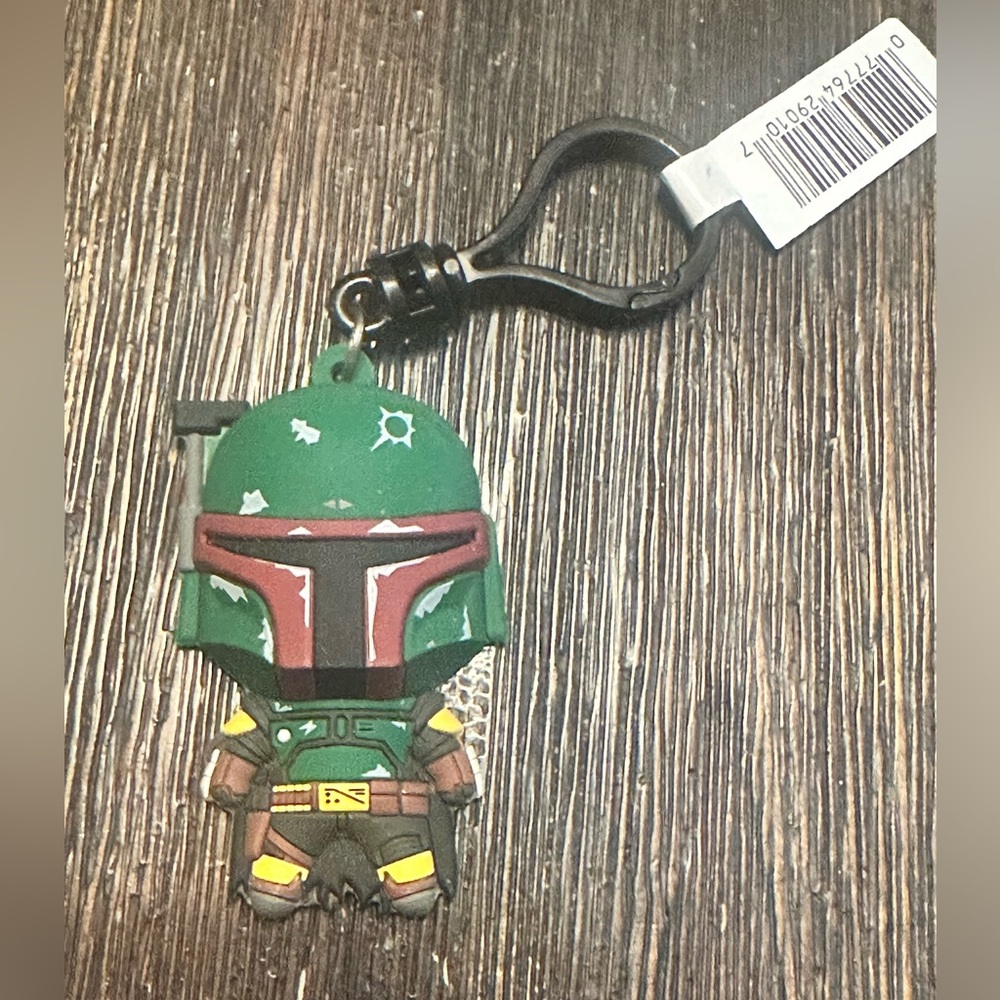 NWT Boba Cett rubber keychain